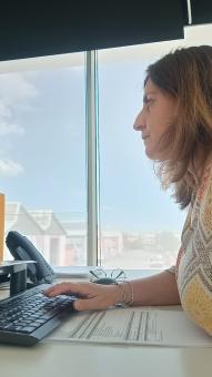 Mamá, ¿aquí es donde trabajas?