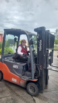 Mamá, ¿aquí es donde trabajas?