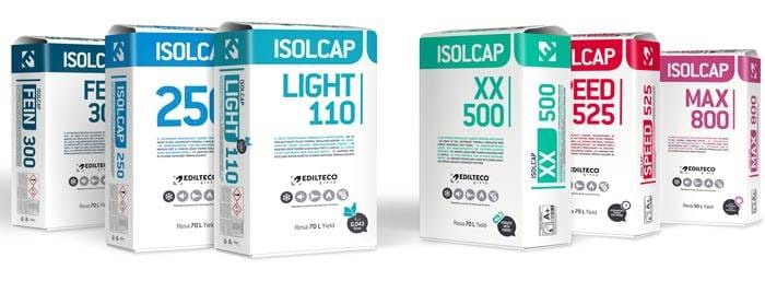 Premezclados de la línea Isolcap de Edilteco