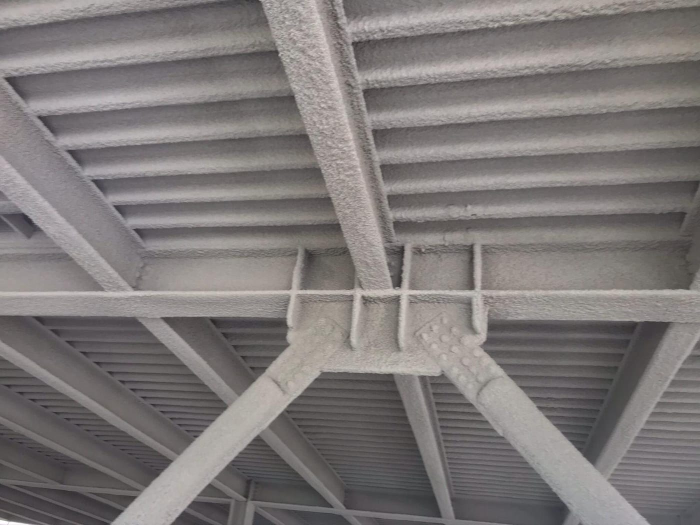 Estructura de acero protegida con Protherm Light (Universidad de Camerino)